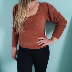 Astr the Label Crop Sweater